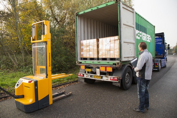 Container unloading: sell and distribute products online in the EU