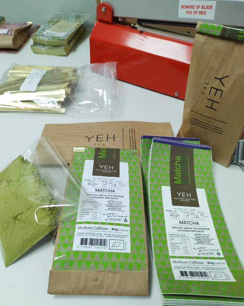 Biologische producten verpakken