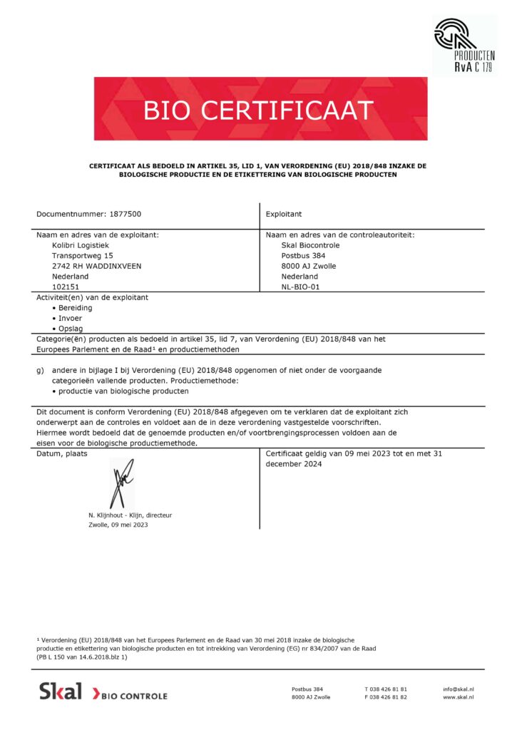 Skal certificaat